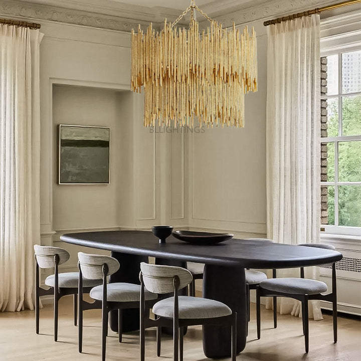 Prertcia Two Tiered Round Chandelier 28"