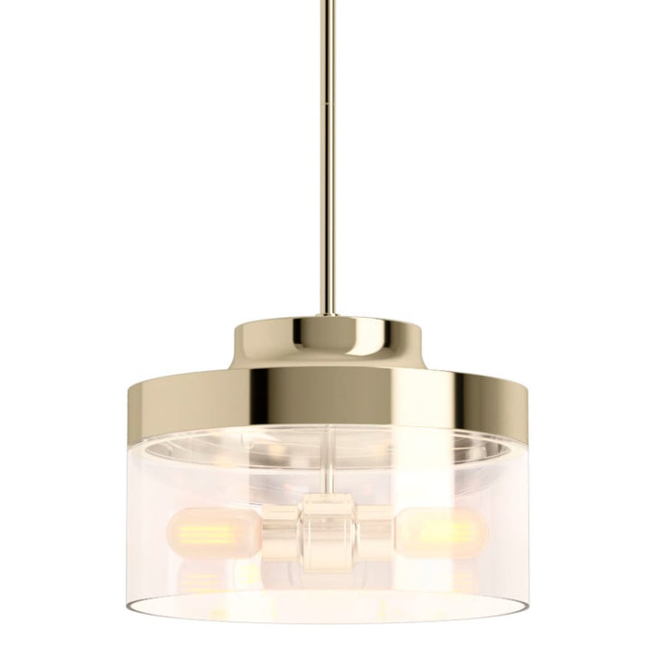 Purist 2 Light 13" Wide Pendant