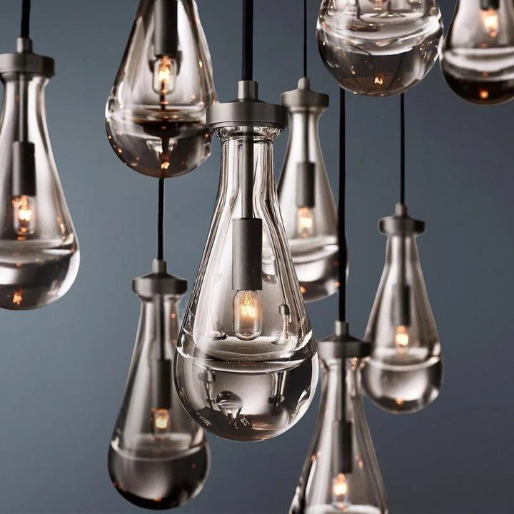 Raindrop Round Chandelier 24"(CUTOMIZED)