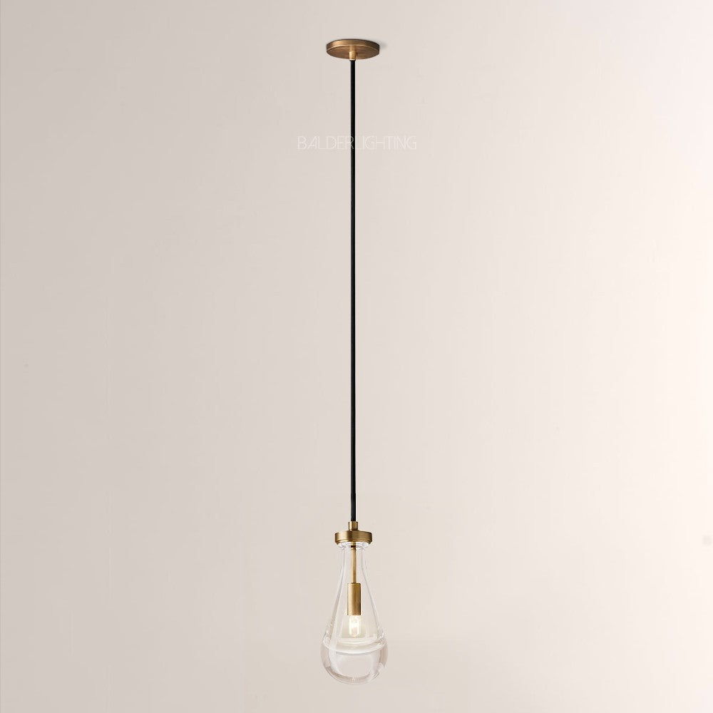 Raindrop Cord Pendant