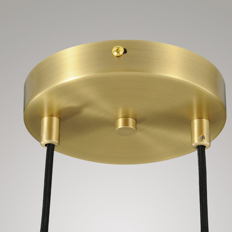 Raindrop Round Chandelier 2 Lights 5"D