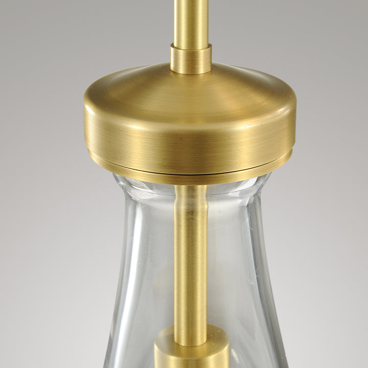 Raindrop Round Chandelier 2 Lights 5"D