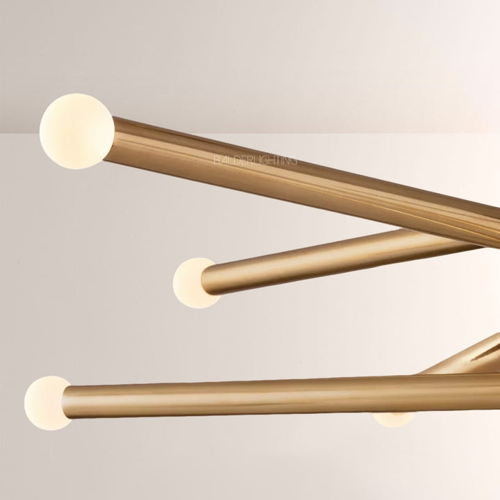 Ralap 10-Light Mobile Orb Chandelier