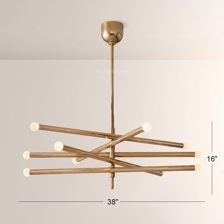 Ralap 10-Light Mobile Orb Chandelier