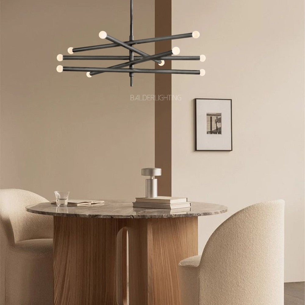 Ralap 10-Light Mobile Orb Chandelier