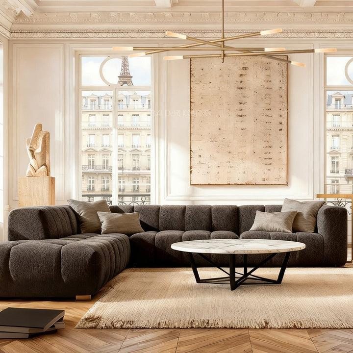 Ralap 8-Light Mobile Etched Rod Chandelier