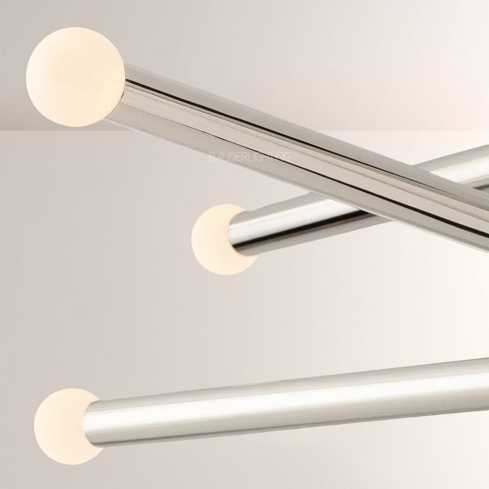 Ralap 8-Light Mobile Orb Chandelier