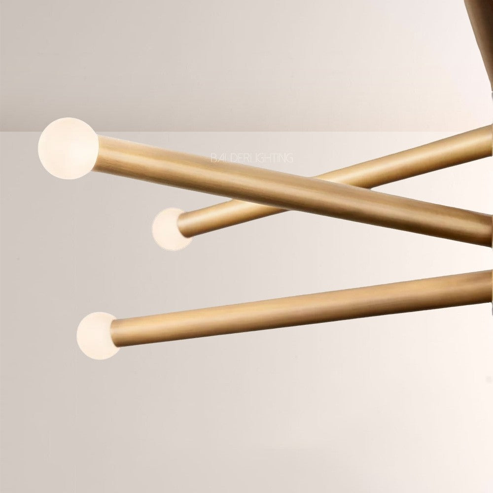 Ralap 8-Light Mobile Orb Chandelier