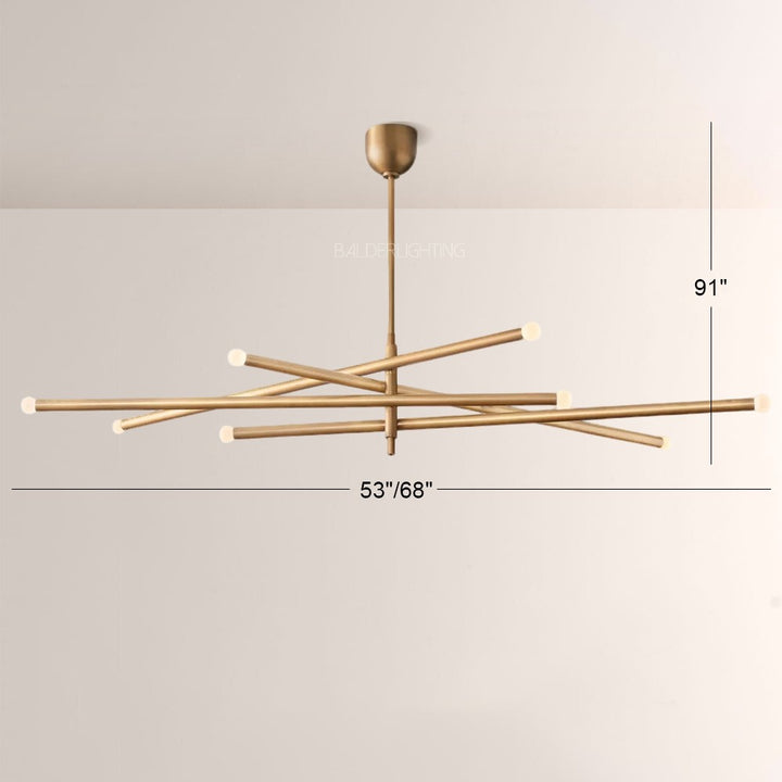 Ralap 8-Light Mobile Orb Chandelier