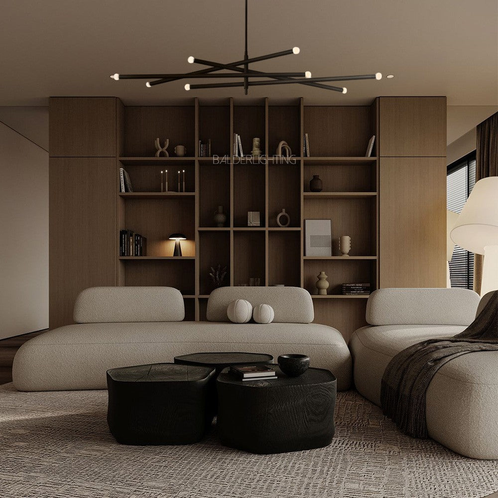 Ralap 8-Light Mobile Orb Chandelier