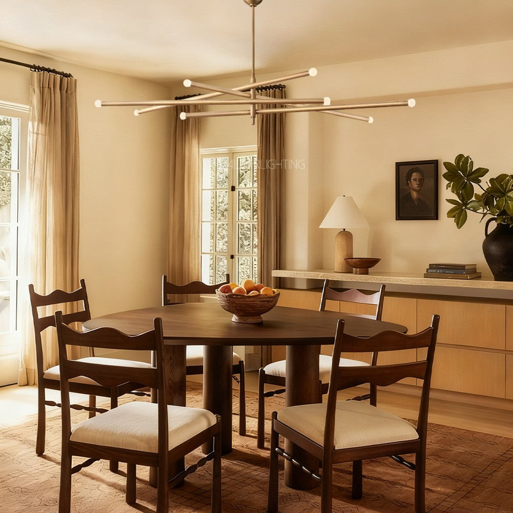 Ralap 8-Light Mobile Orb Chandelier