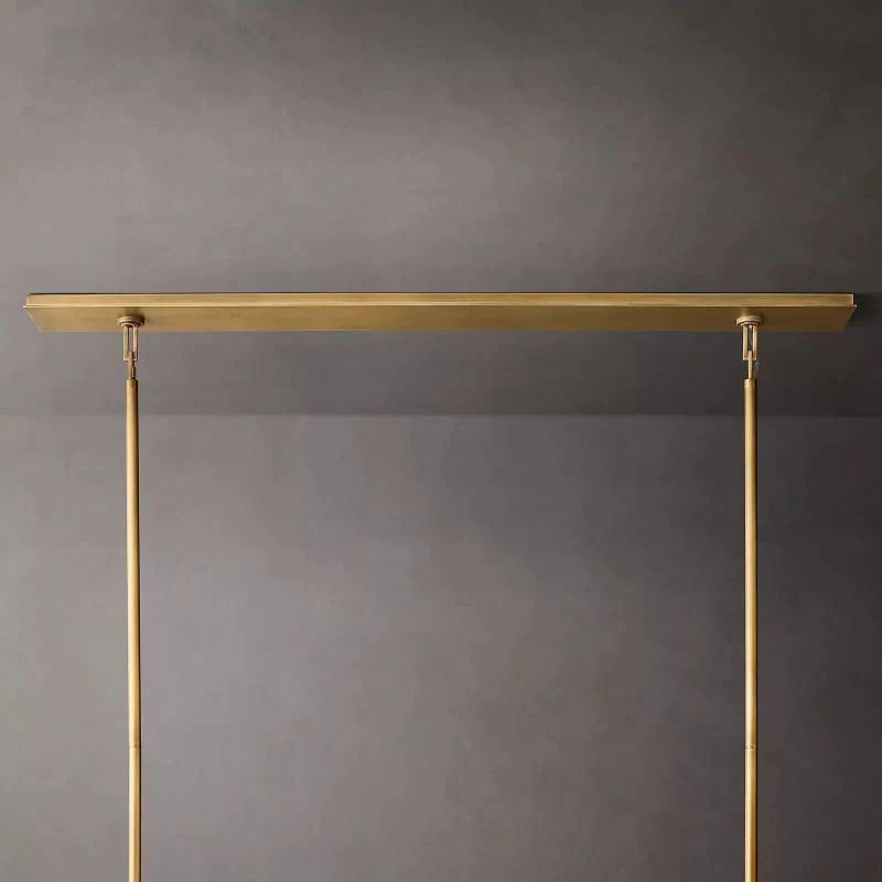 Randy Vintage Rectangle Chandelier 54"
