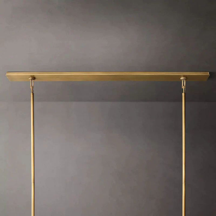 Randy Vintage Rectangle Chandelier 54"