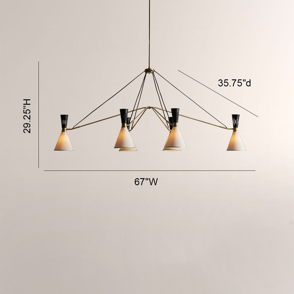 Ransey 6-Light Linear Chandelier