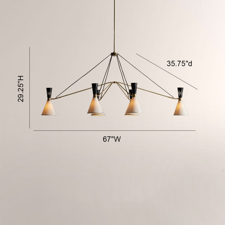 Ransey 6-Light Linear Chandelier