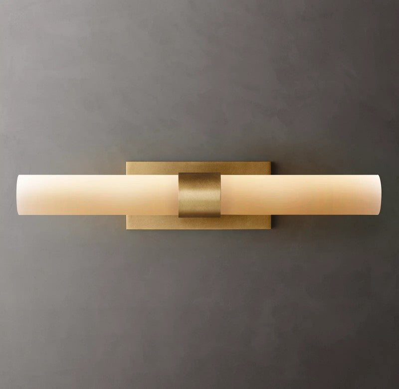 Rata Milk Glass Linear Sconce