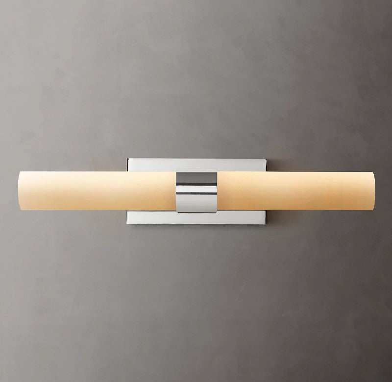 Rata Milk Glass Linear Sconce