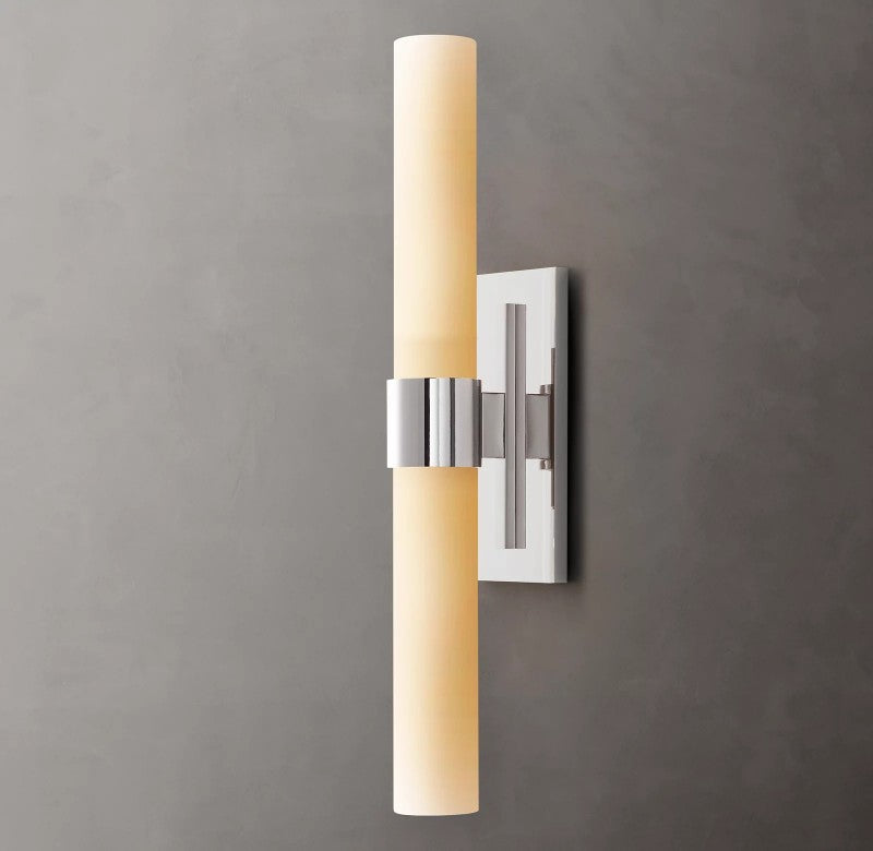 Rata Milk Glass Linear Sconce
