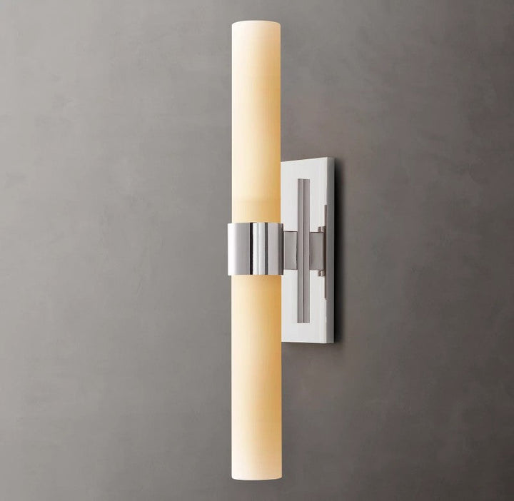 Rata Milk Glass Linear Sconce