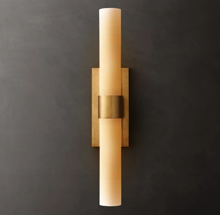 Rata Milk Glass Linear Sconce