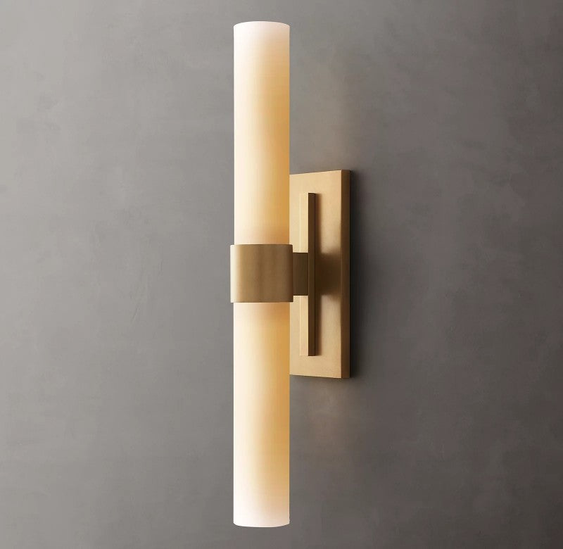 Rata Milk Glass Linear Sconce