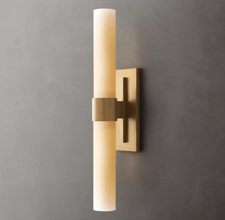 Rata Milk Glass Linear Sconce