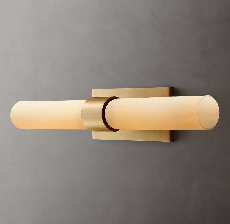 Rata Milk Glass Linear Sconce