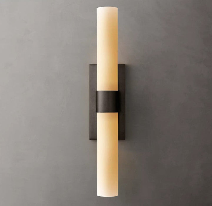 Rata Milk Glass Linear Sconce