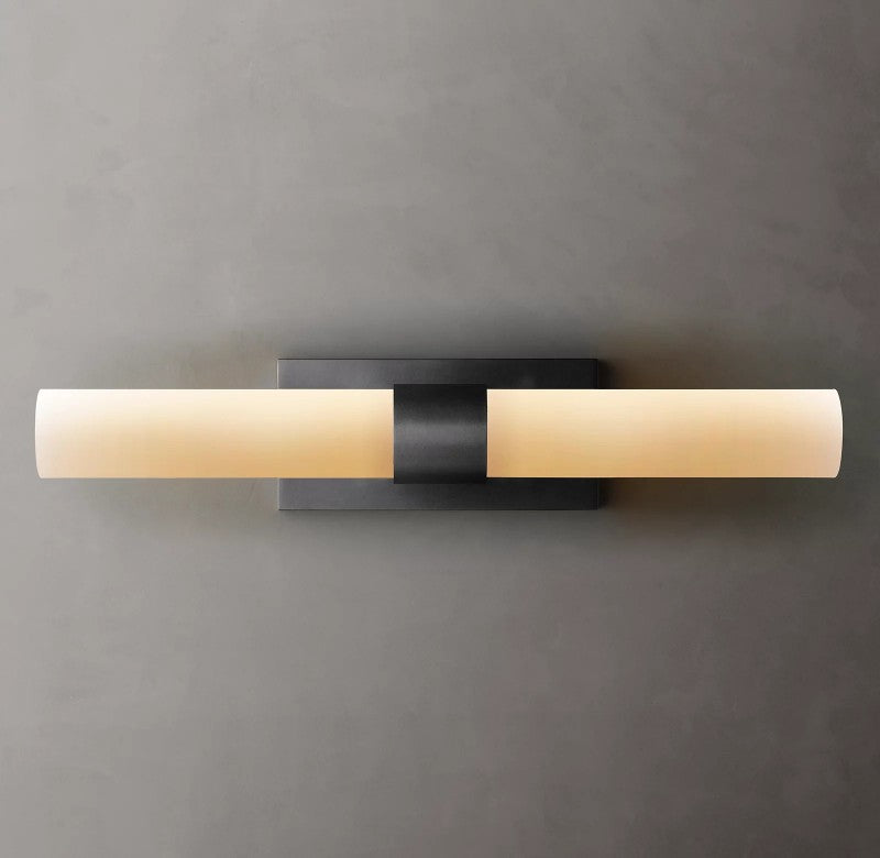 Rata Milk Glass Linear Sconce