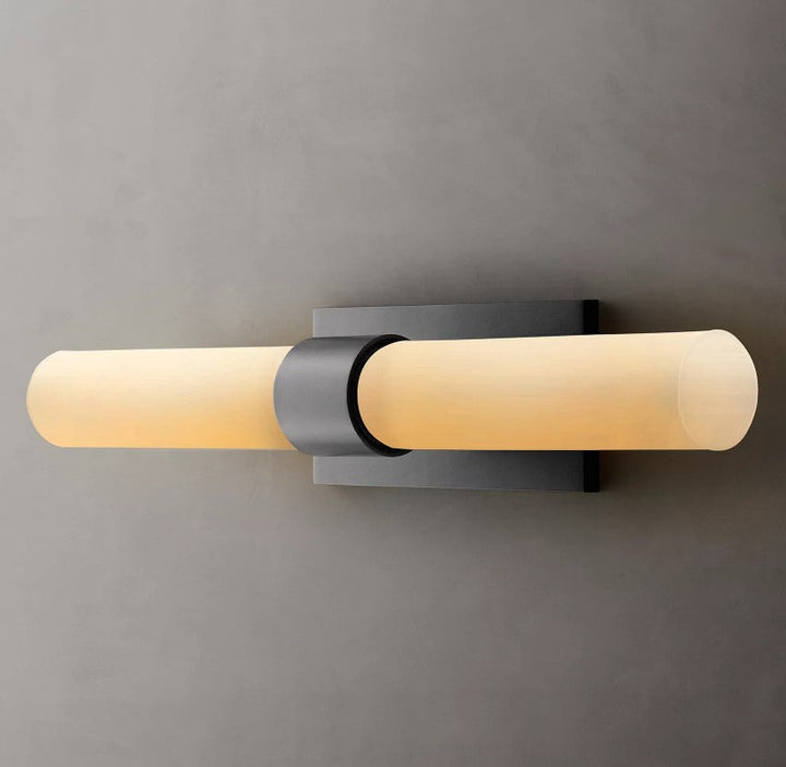Rata Milk Glass Linear Sconce