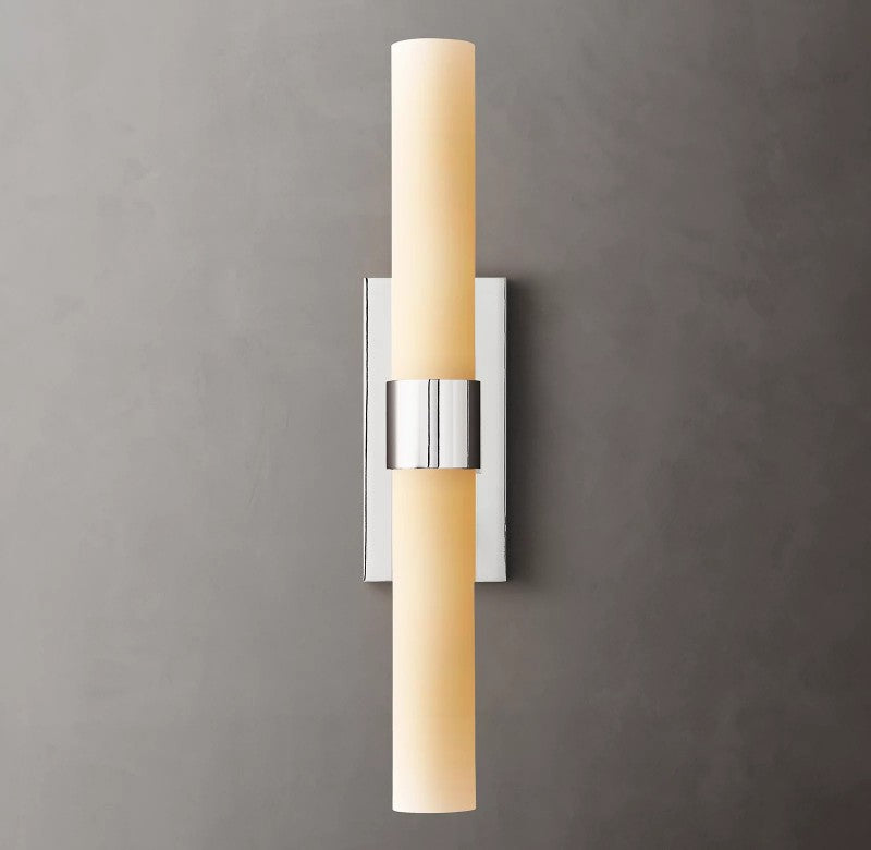 Rata Milk Glass Linear Sconce