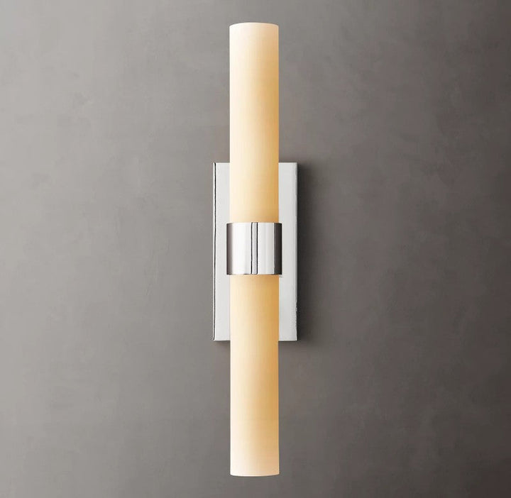 Rata Milk Glass Linear Sconce