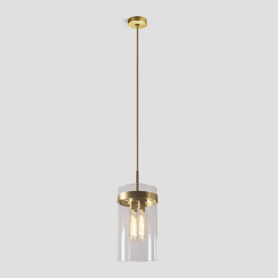 Rata Cylinder Glass Pendant