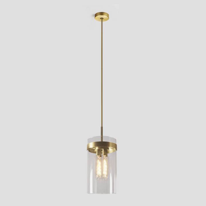 Rata Cylinder Glass Pendant