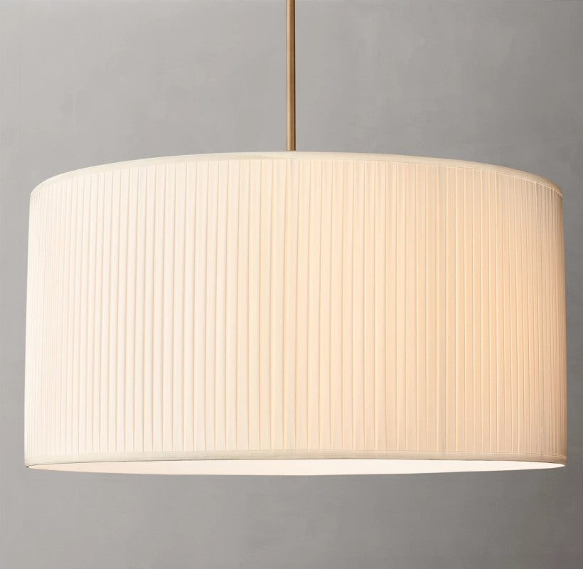 Reer Pleated Drum Pendant