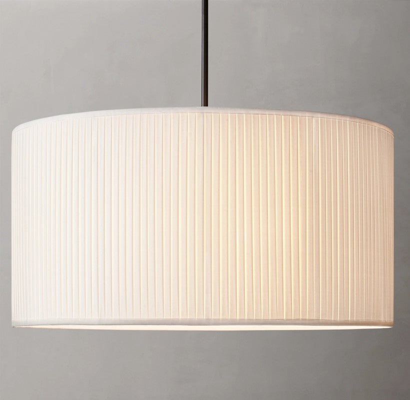 Reer Pleated Drum Pendant