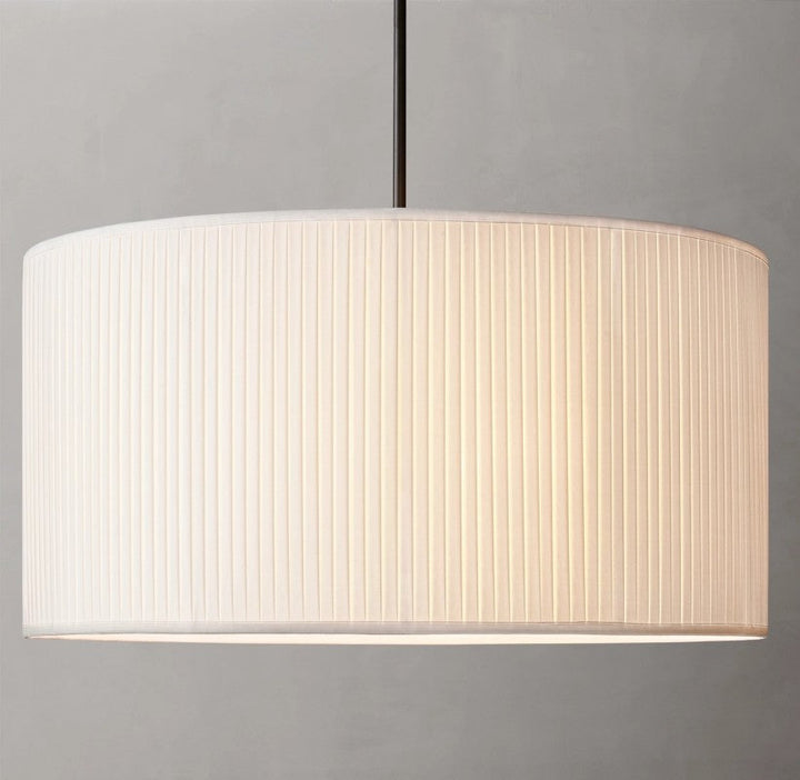 Reer Pleated Drum Pendant