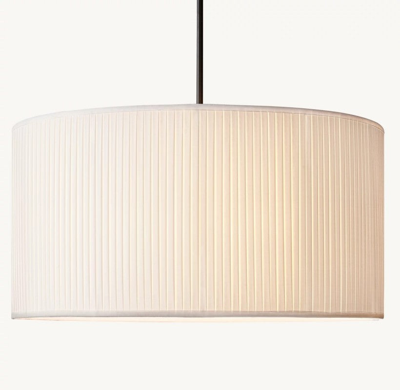 Reer Pleated Drum Pendant