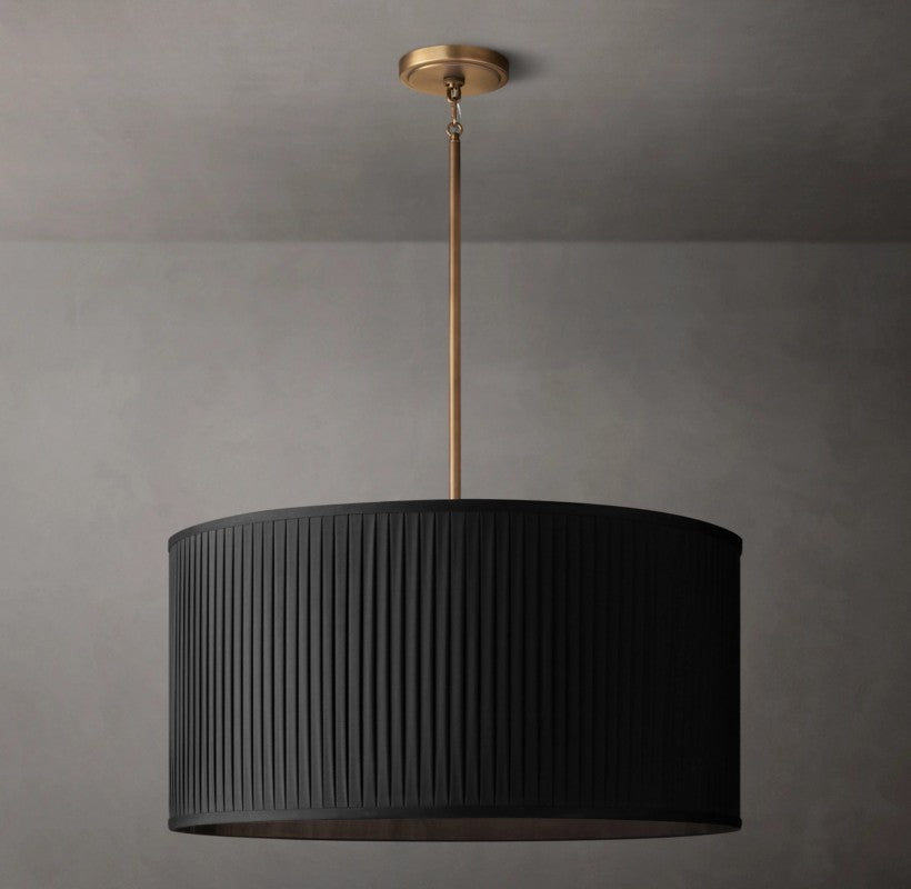 Reer Pleated Drum Pendant