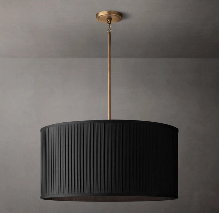 Reer Pleated Drum Pendant