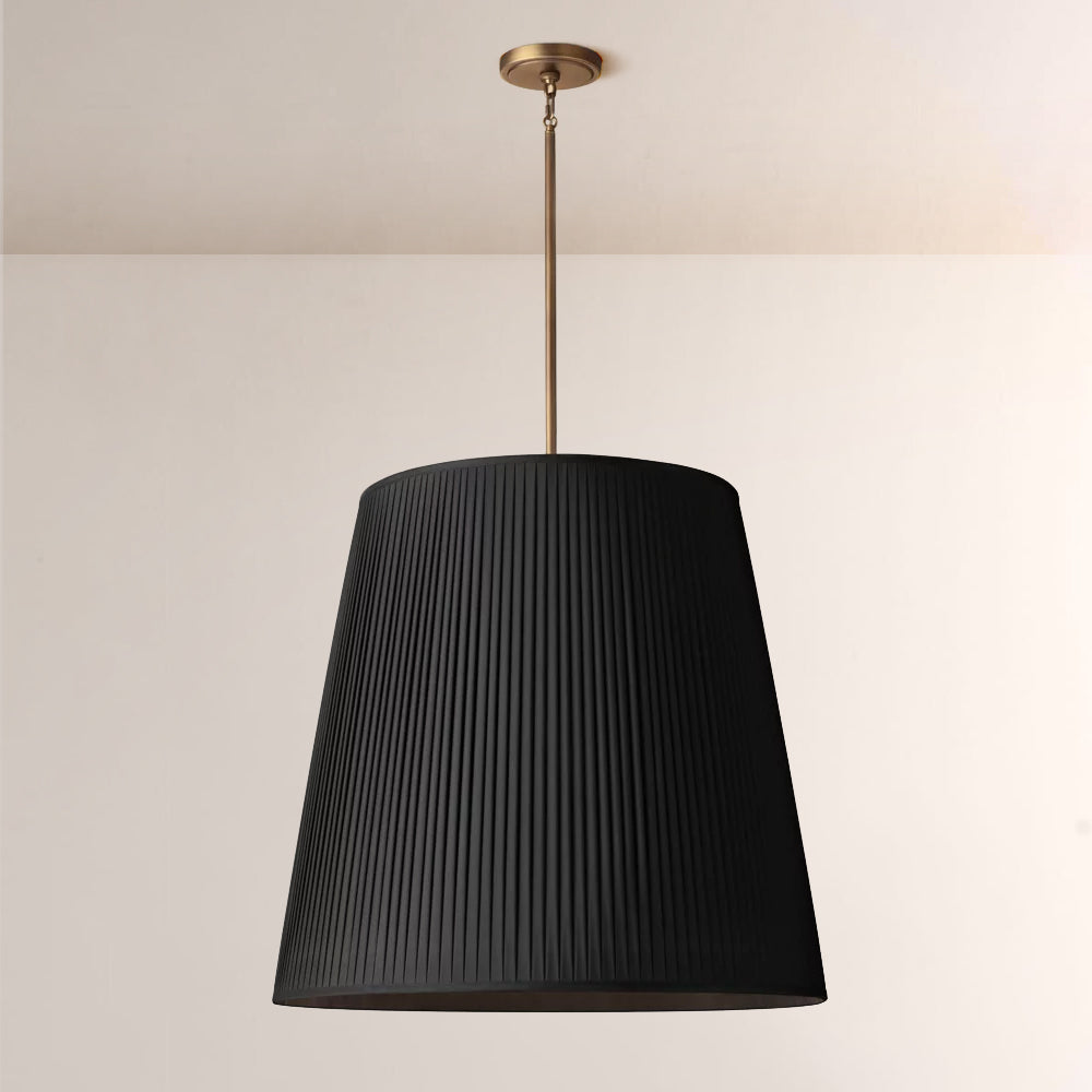 Reer Pleated Barrel Pendant