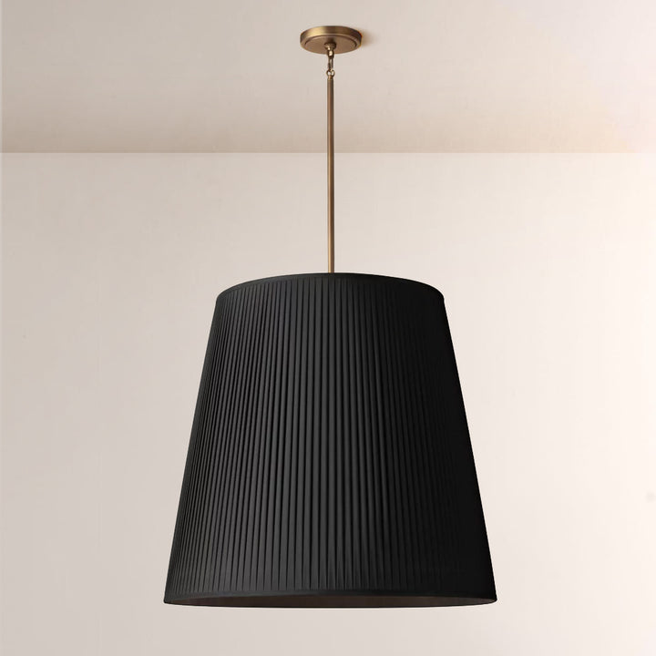 Reer Pleated Barrel Pendant