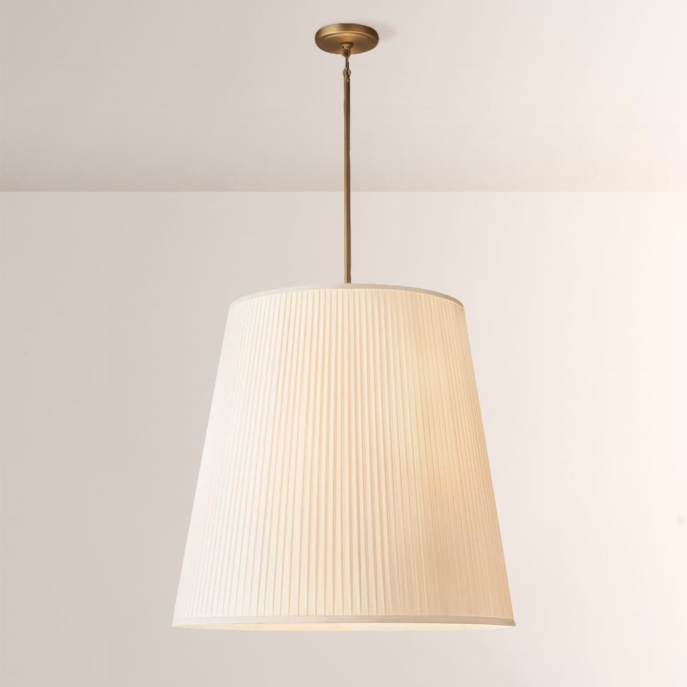 Reer Pleated Barrel Pendant