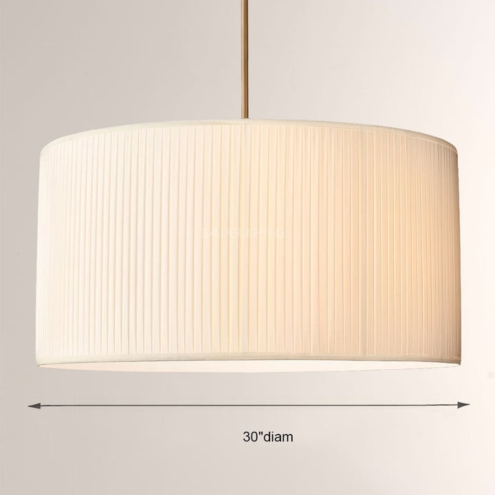 Reer Pleated Drum Pendant