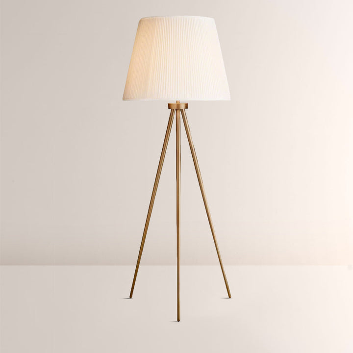 Reer Pleated Silk Shade Floor Lamp