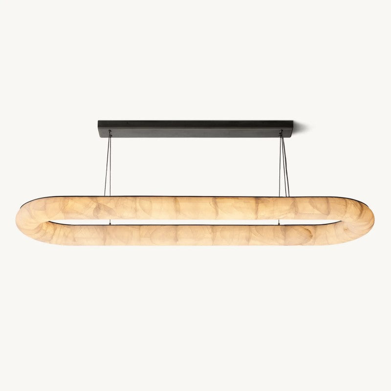 Rivage Lisse Oval Chandelier 74″W