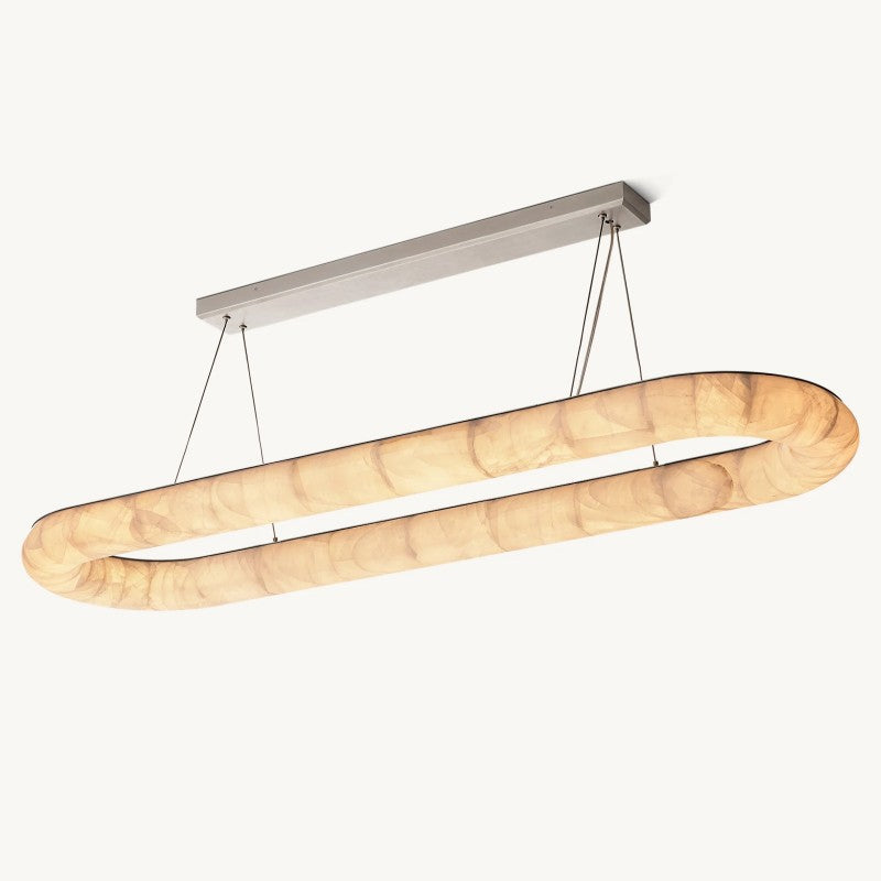 Rivage Lisse Oval Chandelier 74″W