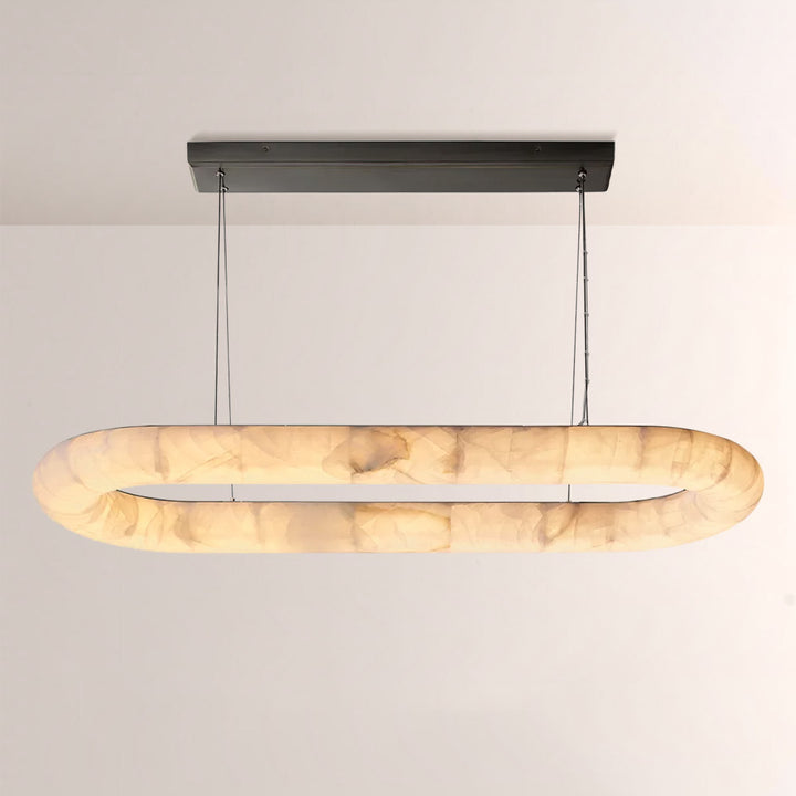 Rivage Lisse Oval Chandelier 57″
