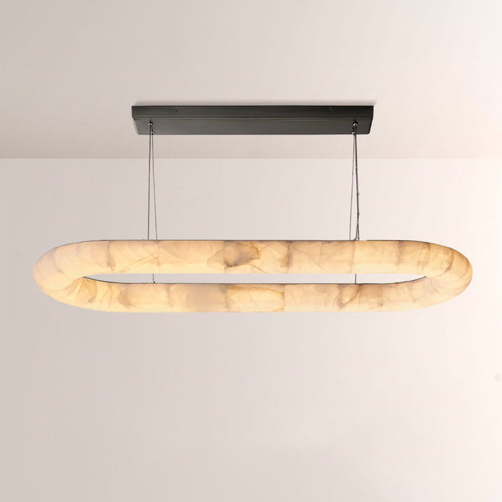 Rivage Lisse Oval Chandelier 74″W