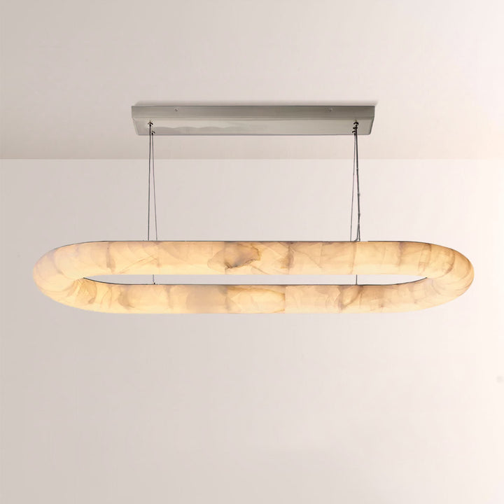 Rivage Lisse Oval Chandelier 74″W